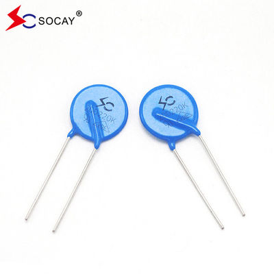 Ф20mm 금속산화물 바리스토르 20D101K / 20D101KJ 넓은 작동 전압 V1mA 18V - 1800V