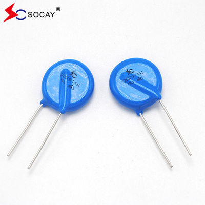 Ф20mm 금속산화물 바리스토르 20D101K / 20D101KJ 넓은 작동 전압 V1mA 18V - 1800V