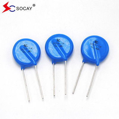 Ф20mm 금속산화물 바리스토르 20D101K / 20D101KJ 넓은 작동 전압 V1mA 18V - 1800V