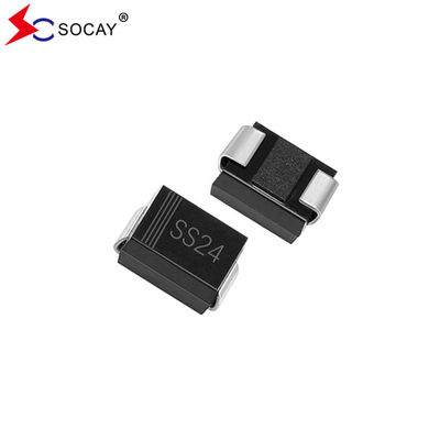 SMD 스코트키 장벽 수정기 20~200VRRM DO-214AA SMB 패키지 SS24B 40VRRM